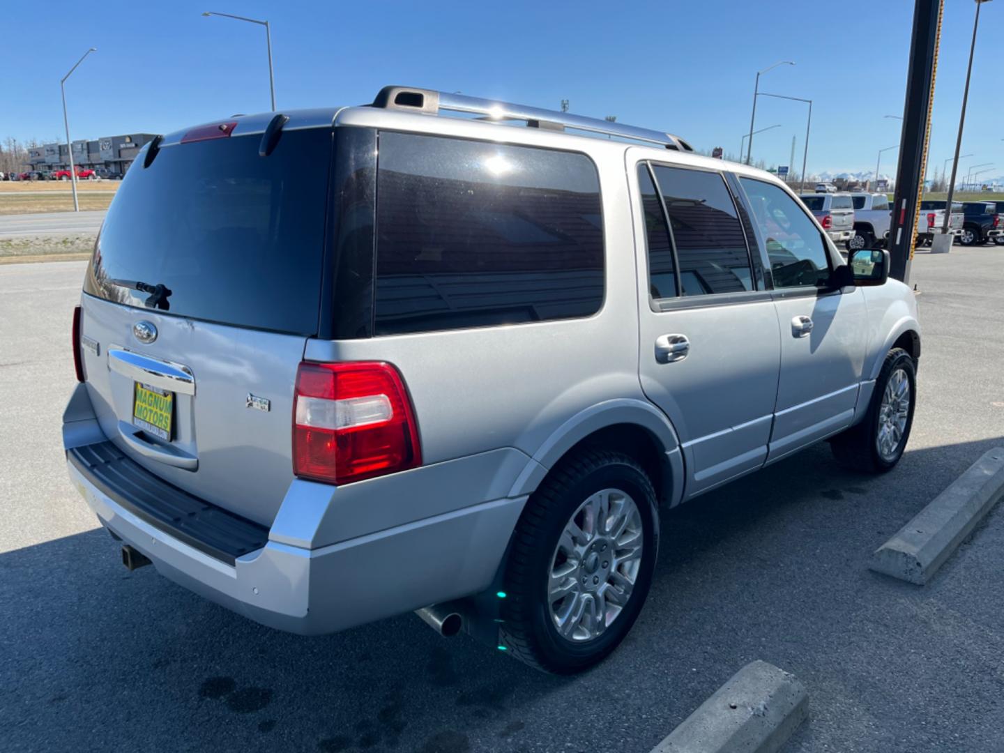 2012 SILVER /Black FORD EXPEDITION LIMITED (1FMJU2A57CE) with an 5.4L engine, Automatic transmission, located at 1960 Industrial Drive, Wasilla, 99654, (907) 274-2277, 61.573475, -149.400146 - Photo#4